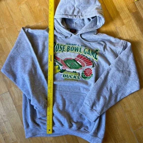 Rose Bowl Oregon Ducks Game Sweatshirt Vintage 2010 - Picture 3 of 15